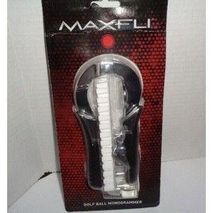 MAXFLI Golf Ball Monogrammer Deluxe Brand New